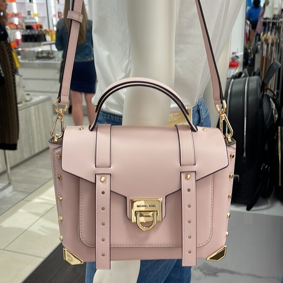 MICHAEL KORS MANHATTAN MEDIUM TOP HANDLE SCHOOL SATCHEL CROSSBODY BAG 
NWT - Picture 12 of 16